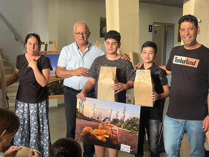 حفل توزيع الجوائز على المشاركين بمسابقة التصوير في وادي قانا
